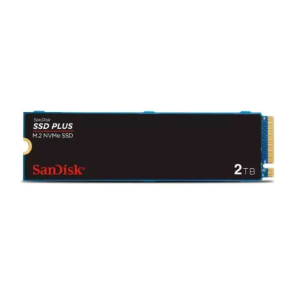 UNIDAD SSD SANDISK PLUS NVMe M.2 2TB PCIE 3.0 (SDSSDA3N-2T00-G26)