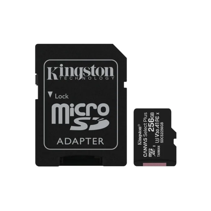 MEMORIA MICRO SDXC KINGSTON 256GB CANVAS PLUS G3 150MB SDCS3/256GB - Imagen 1