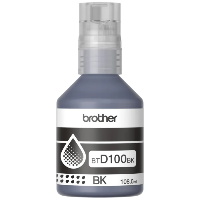 BOTELLA DE TIN BROTHER NEGRO ULTRA ALTO RENDI INKBENEFIT 7500 BTD100BK - Imagen 1