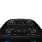 BAFLE VORAGO 2X15" BT 5.3 TWS 180W EQUALIZADOR MICROFONO INAL. NEGRO KSP-800