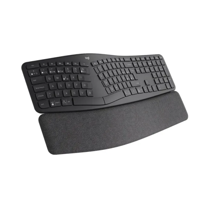 TECLADO LOGITECH K860 ERGO BT USB UNIF REPOSAMAN GRAPHITE (920-009845) - Imagen 1