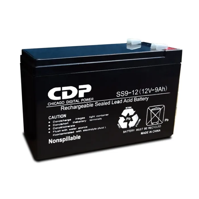 CDP SLB 12-9 BATERIA DE PLOMO ACIDO, SECA SELLADA 12VDC-9AH - Imagen 1