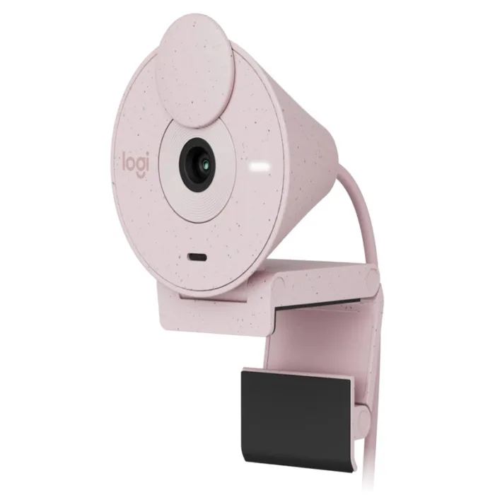 CAMARA WEB LOGITECH BRIO 300 FULL HD 1080p USB-C ROSE (960-001446) - Imagen 1