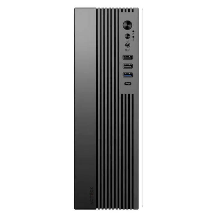 GABINETE ACTECK SLIM ONEX GS450 MAX MB MICRO ATX FUENT FLEX 400W NEGRO - Imagen 1
