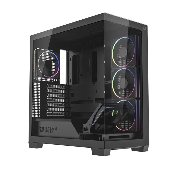 GABINETE BALAM RUSH 7900 TANK POLAR MB ATX 4 VENT+1 ARGB NEGRO BR-941471 - Imagen 1