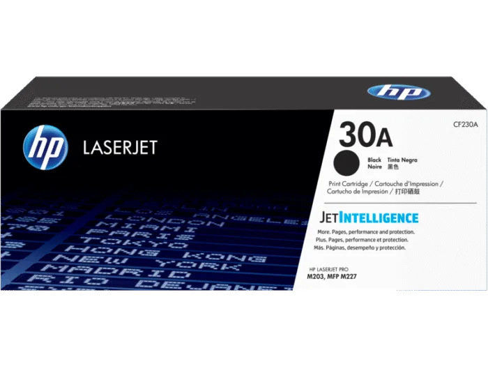 TONER HP 30A NEGRO LASERJET CF230A - Imagen 1