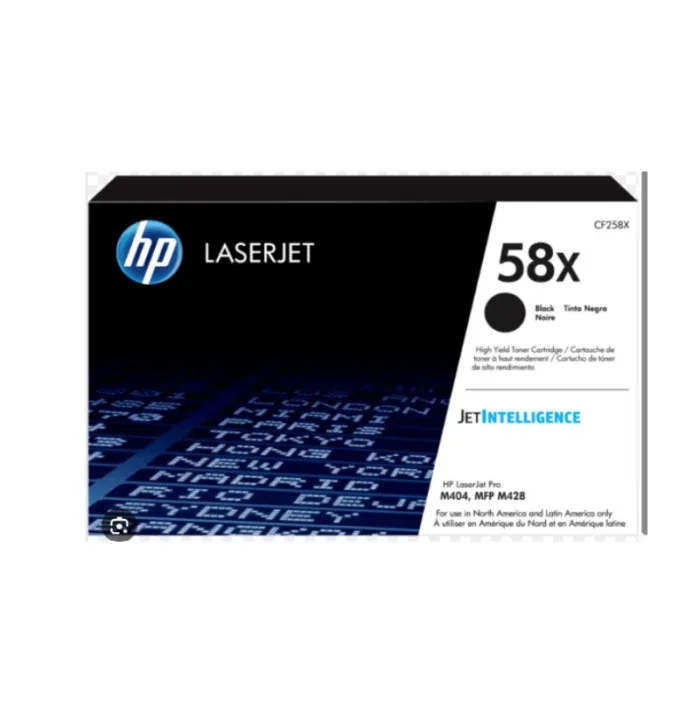 TONER HP 58X NEGRO ALTO RENDIMIENTO LASERJET PRO M404 M428 CF258X - Imagen 1