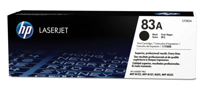 TONER HP 83A NEGRO PARA LASERJET M201DW PARA M127FN PARA M225DW CF283A - Imagen 1