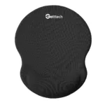 MOUSEPAD GETTTECH GGD-STD-01-BK CON REPOSAMUÑECAS, NEGRO