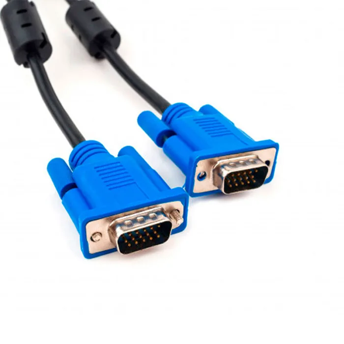 CABLE GETTTECH JLA-3506 VGA MACHO-MACHO, NEGRO, 1.5MTS - Imagen 1