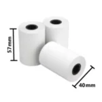 ROLLO DE PAPEL NEXTEP TERMICO 57X40MM PAQUETE CON 10 ROLLOS
