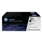 TONER HP 12A NEGRO DUALPACK PARA 1020 1022 1022N 1022NW Q2612AD