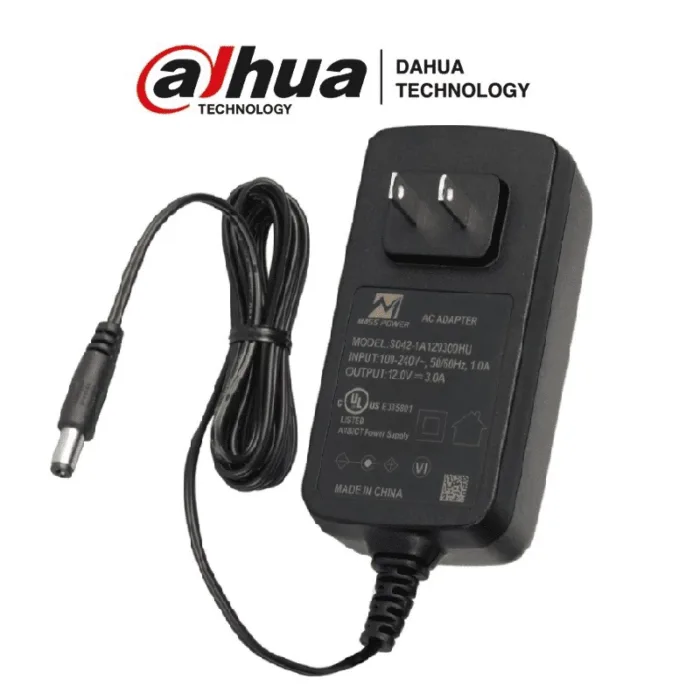 DAHUA FUENTE DE PODER DE 12 VCD 3 AMP /PROTECCIÓN /UL(S042-1A120300HU) - Imagen 1
