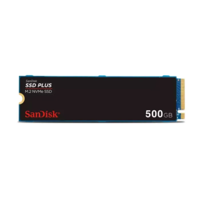 UNIDAD SSD SANDISK PLUS NVMe M.2 500GB PCIE 3.0 (SDSSDA3N-500G-G26) - Imagen 1