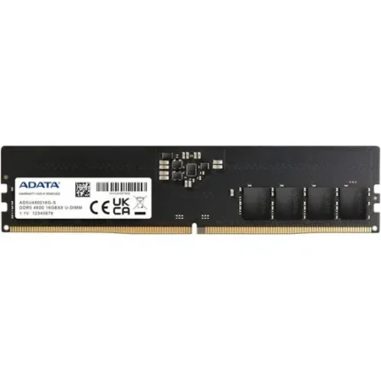 MEMORIA DDR5 ADATA 16GB 4800MHZ UDIMM (AD5U480016G-S)