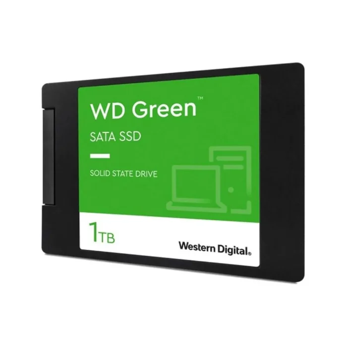 UNIDAD SSD WD 1TB 2.5" GREEN SATA III (WDS100T5G0A-00CPT0) - Imagen 1