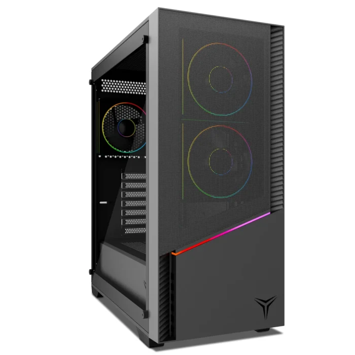 GABINETE GAMER YEYIAN ELARA MEDIA TORRE ATX, M-ATX, MINI ITX (YCM-APELA-M1) - Imagen 1